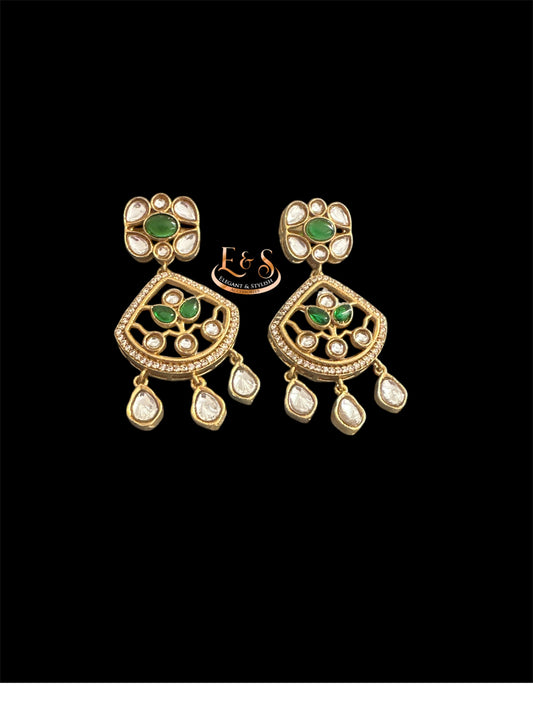 Meena Kundan Earrings (4 colours)