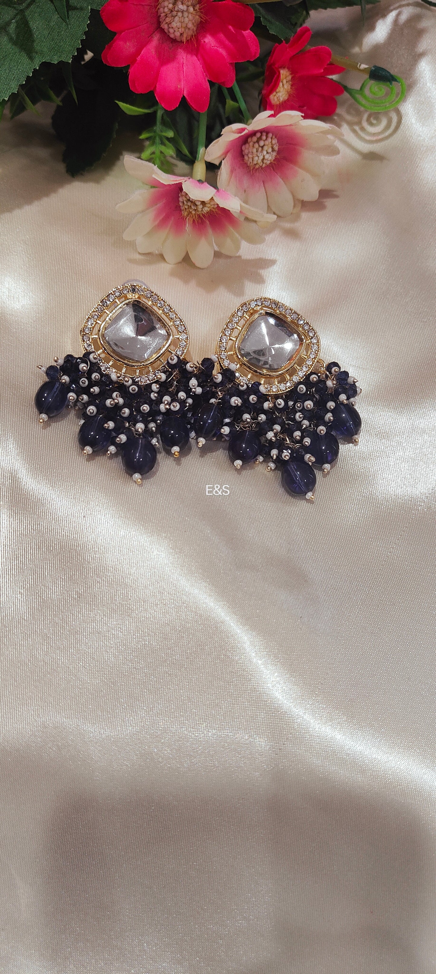 Kundan earrings