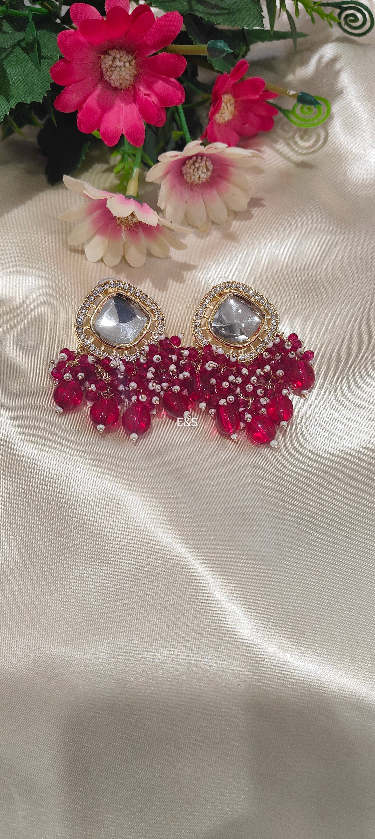 Kundan earrings