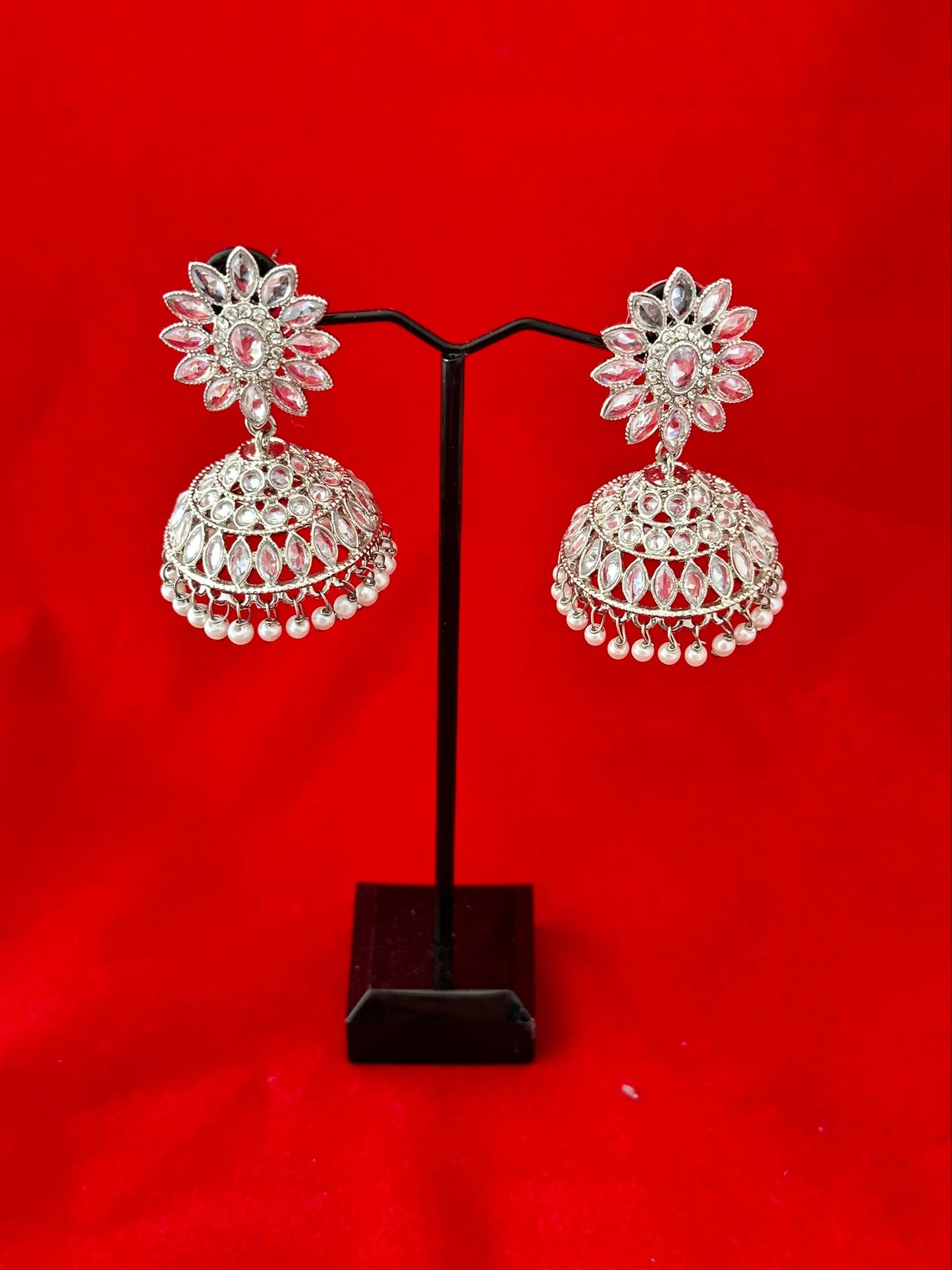 Silver Jhumki